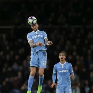 stoke city football club - Burnley fc v Stoke City fc 4th April 2017 - A phil greig