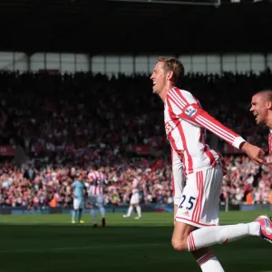 Season 2012-13 Framed Print Collection: Stoke City v Manchester City