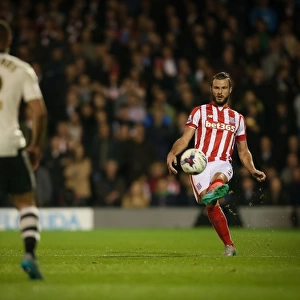 Stoke City's 1-0 Win Over Fulham in the Capital One Cup: Peter Crouch's Decisive Goal, September 2015