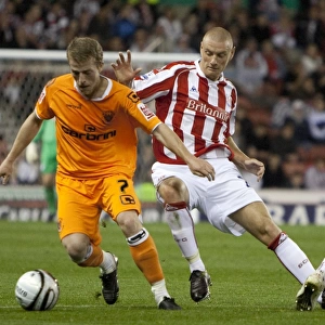 Stoke City's Exciting 4-3 Carling Cup Triumph: Higginbotham, Fuller, Etherington, and Griffin Star