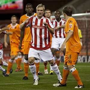 Stoke City's Thrilling 4-3 Carling Cup Win: Higginbotham, Fuller, Etherington, and Griffin Shine