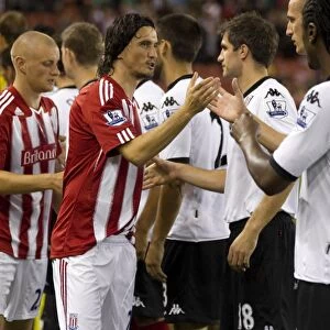 Stoke City's Unstoppable Duo: Higginbotham and Jones Lead 2-0 Carling Cup Victory Over Fulham (September 21, 2010)