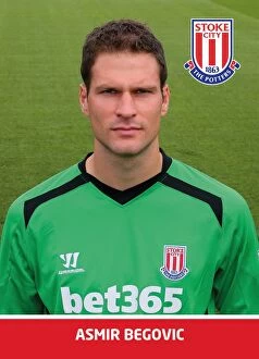 Images Dated 12th August 2014: Asmir Begovic: Stoke City FC's 2014-15 Headshot