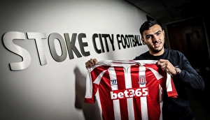 14-15 Leicester City Programme Collection: Assaidi joins Stoke City