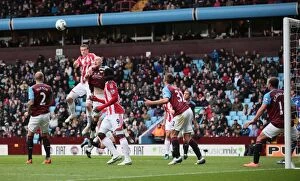 Aston Villa v Stoke City Collection: Aston Villa vs Stoke City: Clash of the Championship Contenders (April 9, 2012)