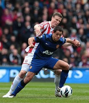 Stoke City v Manchester United Collection: The Battle of April 14, 2013: Stoke City vs Manchester United