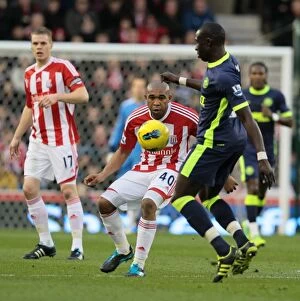 Images Dated 31st December 2011: Battle at the Bet365: New Year's Eve Clash - Stoke City vs Wigan Athletic (December 31, 2011)
