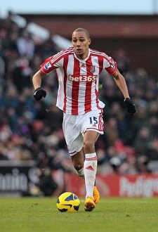 Images Dated 12th January 2013: Battle at Bet365 Stadium: Stoke City vs Chelsea Clash - January 12, 2013