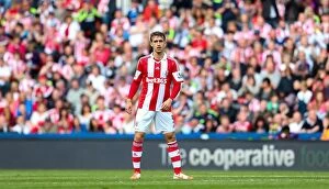 Images Dated 13th May 2014: Battle at the Bet365 Stadium: Stoke City vs Fulham, May 3, 2014