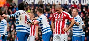 Stoke City v Queens Park Rangers Collection: Battle at Bet365 Stadium: Stoke City vs Queens Park Rangers (January 31, 2015)
