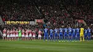 Images Dated 11th December 2013: Battle at the Bet365: Stoke City vs Chelsea - December 7, 2013