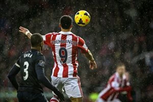 Images Dated 10th February 2014: Battle at Bet365: Stoke City vs Manchester United - February 1, 2014