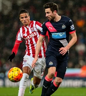 Images Dated 2nd March 2016: Battle at the Bet365: Stoke City vs Newcastle United - March 2, 2017