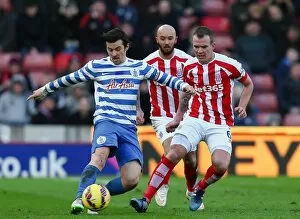 Stoke City v Queens Park Rangers Collection: Battle at the Bet365: Stoke City vs Queens Park Rangers (January 31, 2015)