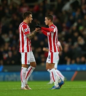 Images Dated 1st December 2015: Battle at the Bet365: Stoke City vs Sheffield Wednesday (12.01.2015)