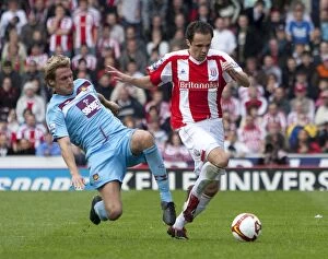Stoke City v West Ham Collection: A Battle at the Bet365: Stoke City vs. West Ham United - May 2, 2009