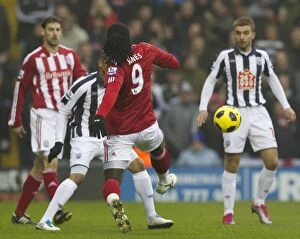 Images Dated 20th November 2010: Battle of the Midlands: West Bromwich Albion vs. Stoke City, November 20, 2010