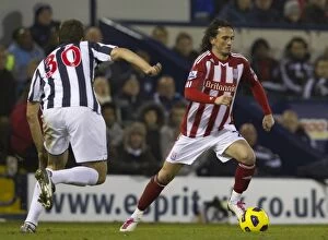 Images Dated 20th November 2010: Battle of the Midlands: West Bromwich Albion vs. Stoke City, November 20, 2010