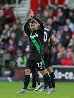 Images Dated 21st November 2015: Bojan Krkic's Game-Winning Goal: Stoke City's Unforgettable 0-1 Victory at Southampton