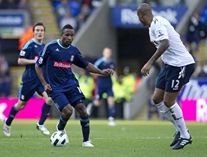 Images Dated 16th October 2010: Bolton Wanderers Defy Stoke City with Dramatic 2-1 Injury Time Victory in Premier League Clash