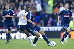 Images Dated 16th October 2010: Bolton Wanderers Edge Past Stoke City 2-1 in Dramatic Injury Time Finish at Reebok Stadium