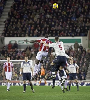 Images Dated 4th March 2009: The Britannia Clash: Stoke City vs Bolton Wanderers - March 4, 2009