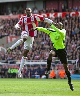 Images Dated 16th May 2009: The Championship Showdown: Deciding the 2008-2009 Title - Stoke City vs Wigan (May 16, 2009)