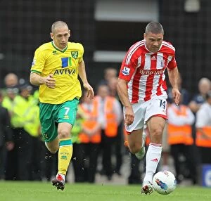 Norwich City v Stoke City Collection: Championship Showdown: Norwich City vs Stoke City (August 21, 2011)