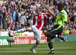 Images Dated 16th May 2009: The Championship Showdown: Title Decider - Stoke City vs. Wigan, May 16, 2009