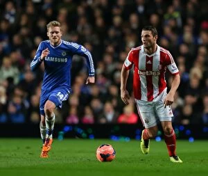 Images Dated 28th January 2014: Chelsea vs Stoke City: Clash at The Bridge (January 26, 2014)