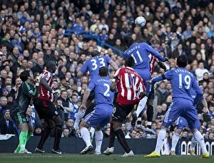 Images Dated 7th March 2010: Chelsea vs Stoke City: Clash at The Bridge - March 7, 2010