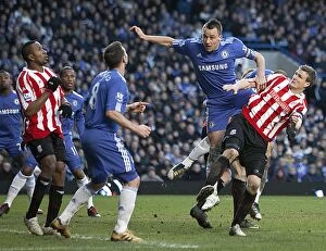 Images Dated 7th March 2010: Chelsea vs Stoke City: Clash at the Bridge (March 7, 2010)