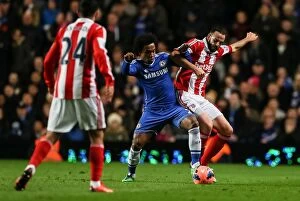 Chelsea v Stoke City Collection: Chelsea vs Stoke City: Clash at Stamford Bridge (January 26, 2014)