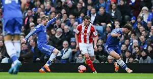 Images Dated 28th January 2014: Chelsea vs Stoke City: Clash at Stamford Bridge (January 26, 2014)