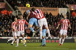 Images Dated 26th December 2011: A Christmas Battle: Stoke City vs Aston Villa (December 26, 2011)