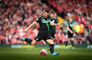 Liverpool v Stoke City Collection: Clash at Anfield: Liverpool vs Stoke City - April 10, 2016