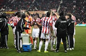 Images Dated 15th January 2013: Clash at the Bet365 Stadium: Stoke City vs. Crystal Palace (January 15, 2013)