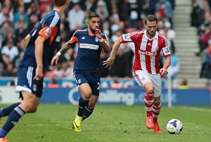 Stoke City v Fulham Collection: Clash at the Bet365 Stadium: Stoke City vs Fulham - May 3, 2014