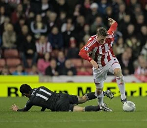 Stoke City v Liverpool Collection: Clash at the Bet365 Stadium: Stoke City vs Liverpool - October 26, 2011