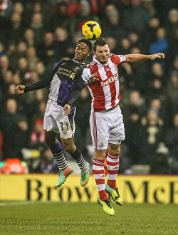 Images Dated 22nd January 2014: Clash at the Bet365 Stadium: Stoke City vs Liverpool (January 12, 2014)