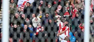 Images Dated 6th February 2015: Clash at the Bet365 Stadium: Stoke City vs Queens Park Rangers (January 31, 2015)