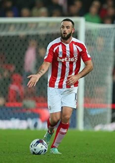 Images Dated 3rd November 2014: Clash at the Bet365 Stadium: Stoke City vs Southampton - October 29, 2014