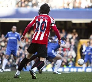 Images Dated 7th March 2010: Clash at the Bridge: Chelsea vs Stoke City - March 7, 2010