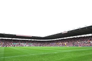 Images Dated 26th August 2012: Clash at the Britannia: Stoke City vs Arsenal (26th August 2012)