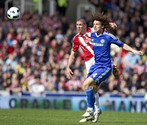 Images Dated 2nd April 2011: Clash at the Britannia: Stoke City vs Chelsea - April 2, 2011