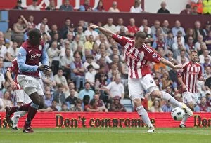 Aston Villa v Stoke City Collection: Clash of the Championship Contenders: Aston Villa vs Stoke City (April 23, 2011)