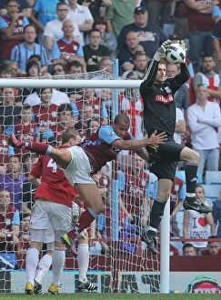 Aston Villa v Stoke City Collection: Clash of the Championship Contenders: Aston Villa vs Stoke City (April 23, 2011)
