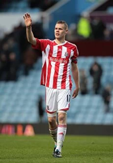 Images Dated 9th April 2012: Clash of the Championship Contenders: Aston Villa vs Stoke City (April 9, 2012)