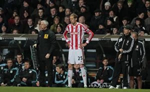 Images Dated 8th December 2012: Clash of the Championship Contenders: Aston Villa vs Stoke City (December 8, 2012)