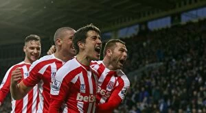 Leicester City v Stoke City Collection: Clash of the Championship Contenders: Leicester City vs Stoke City (17 January 2015)